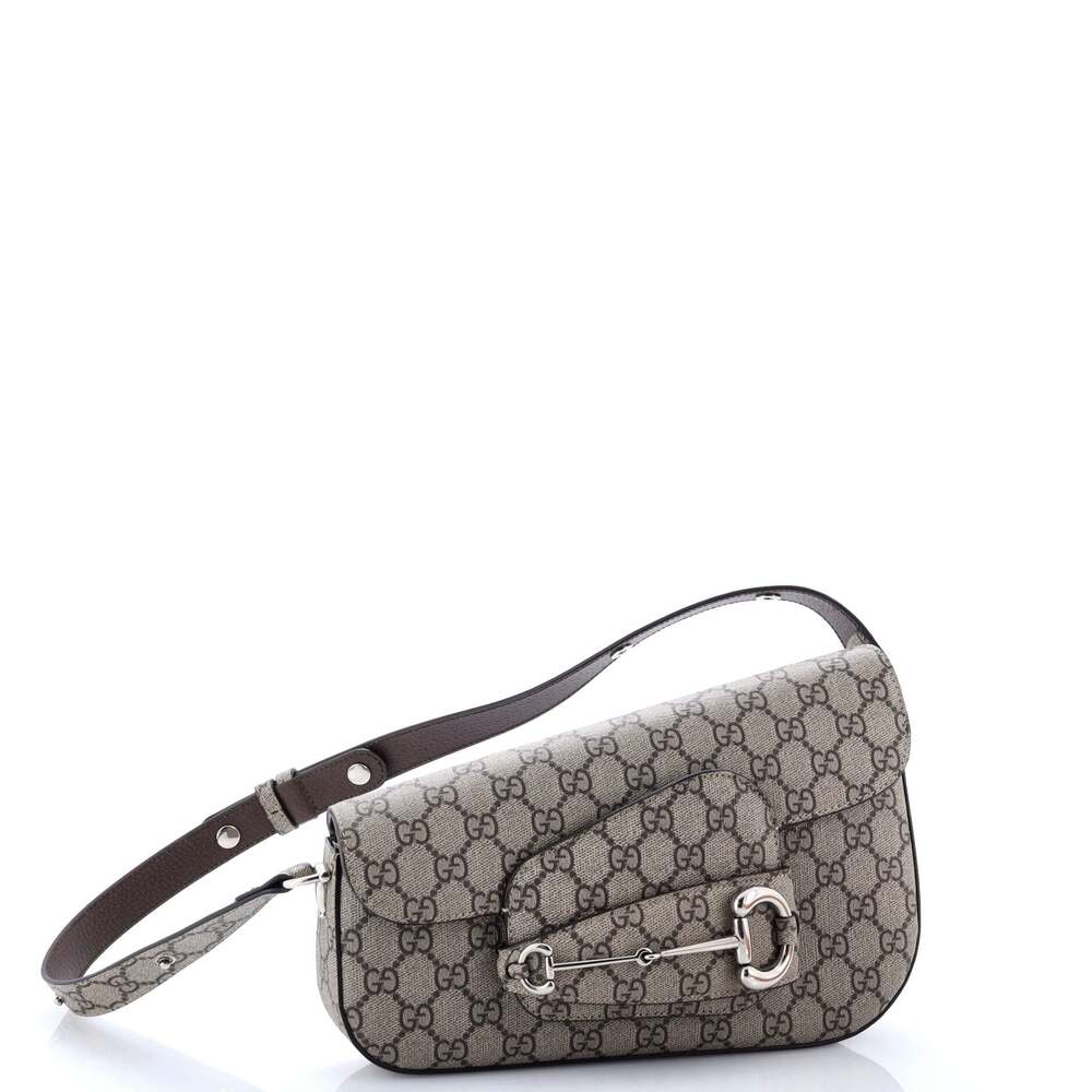 Gucci Horsebit Asymmetric Shoulder Bag #219308G21B - Picture 2 of 6